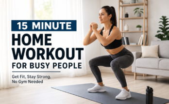 15 Minute Home Workout for Busy People