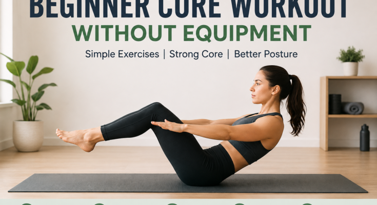 Beginner Core Workout Without Equipment