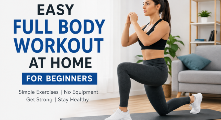 Easy Full Body Workout at Home for Beginners