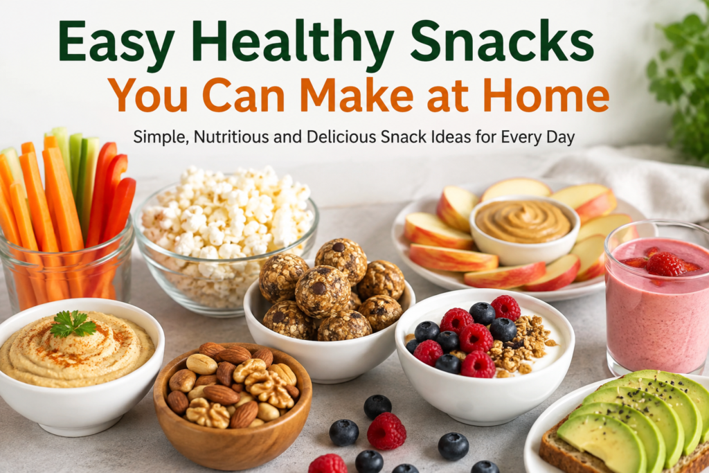 Easy Healthy Snacks You Can Make at Home