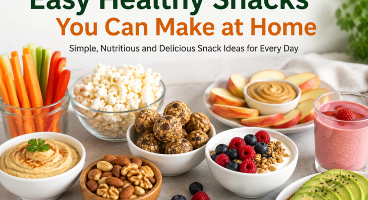 Easy Healthy Snacks You Can Make at Home