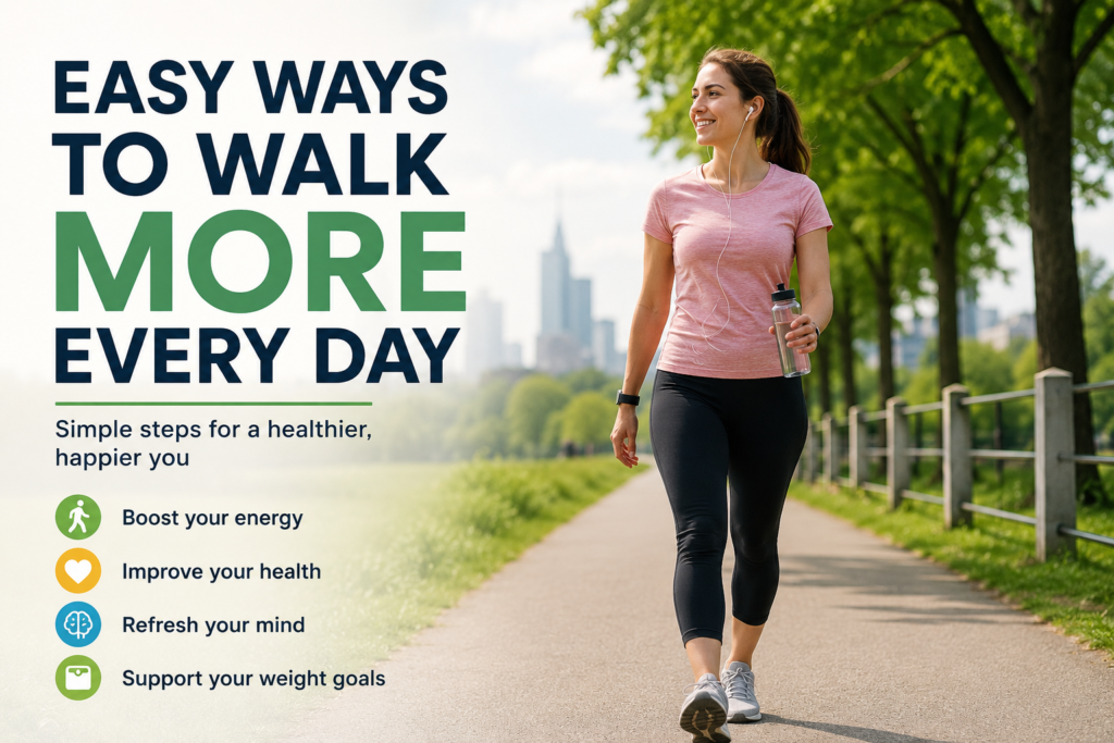 Easy Ways to Walk More Every Day