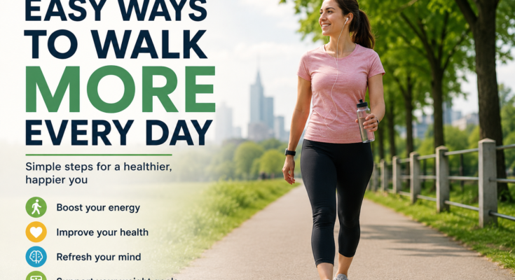 Easy Ways to Walk More Every Day