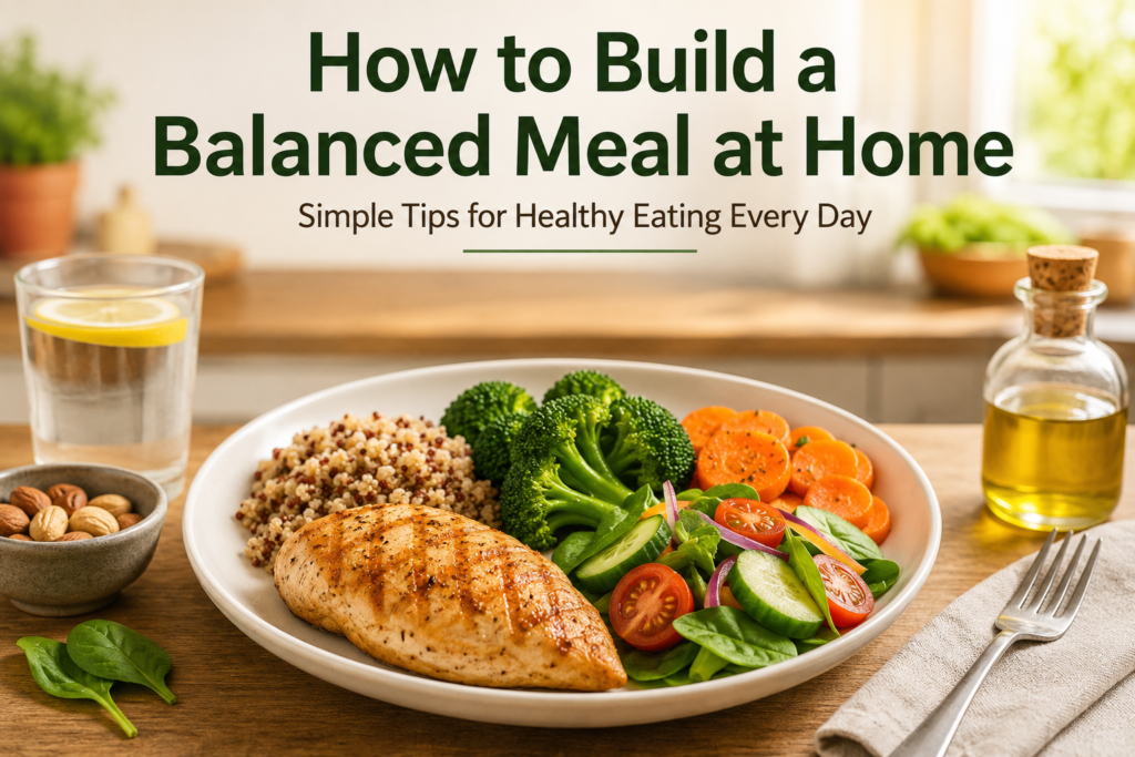 How to Build a Balanced Meal at Home