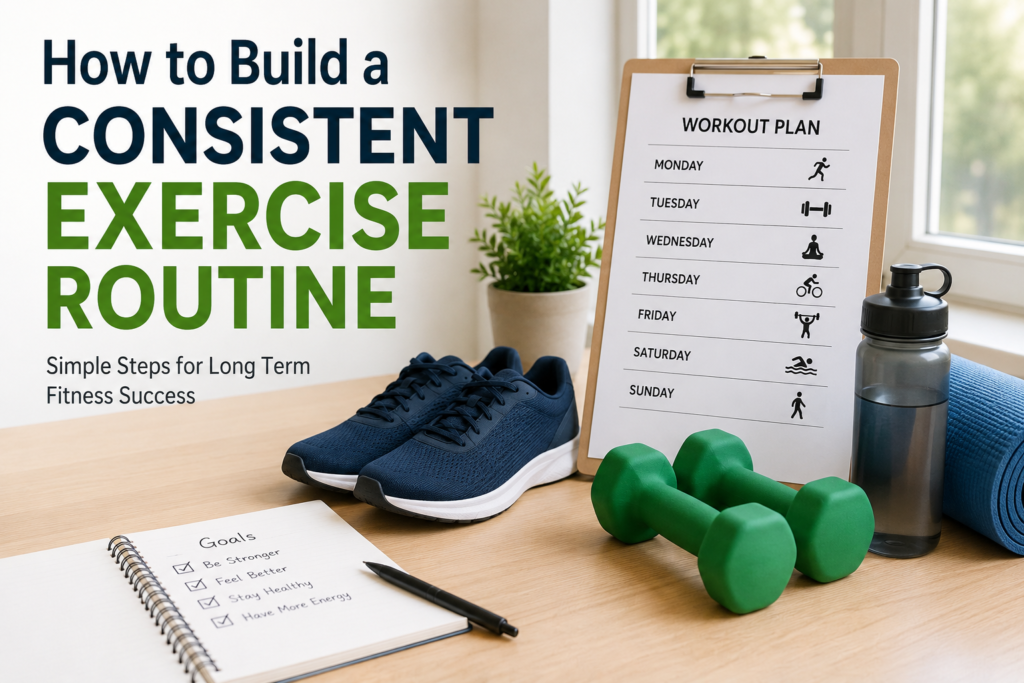 How to Build a Consistent Exercise Routine