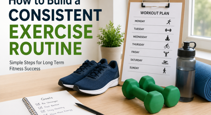 How to Build a Consistent Exercise Routine