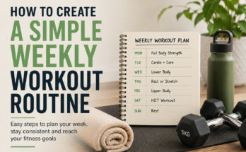 How to Create a Simple Weekly Workout Routine