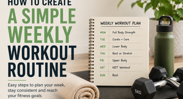 How to Create a Simple Weekly Workout Routine