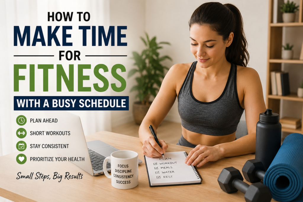 How to Make Time for Fitness With a Busy Schedule