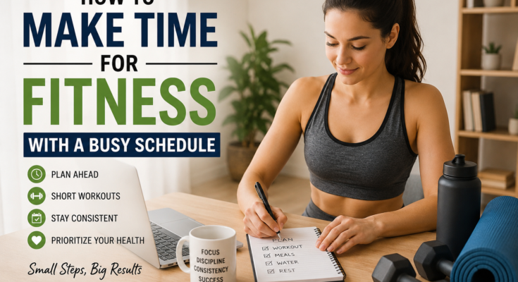 How to Make Time for Fitness With a Busy Schedule
