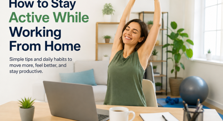 How to Stay Active While Working From Home