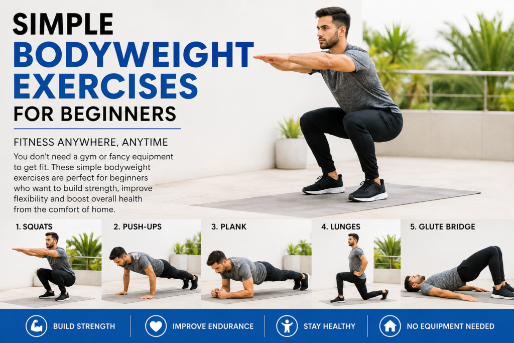 Simple Bodyweight Exercises for Beginners