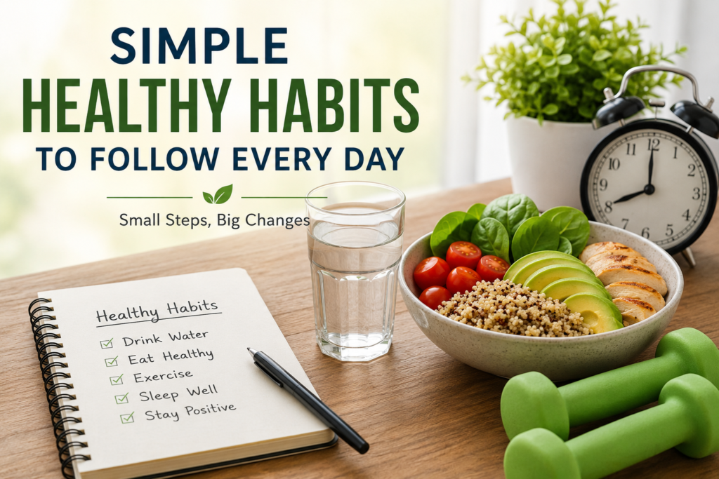 Simple Healthy Habits to Follow Every Day