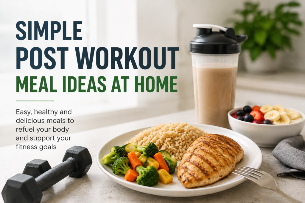 Simple Post Workout Meal Ideas at Home